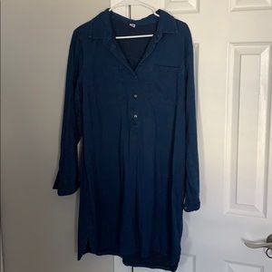 Old navy jean collared dress